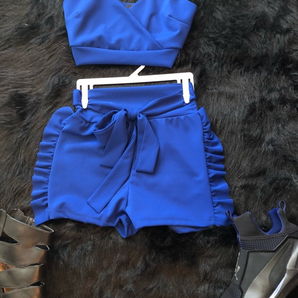 Jaime Ruffle Two Piece Short Set - Picture 3 of 6